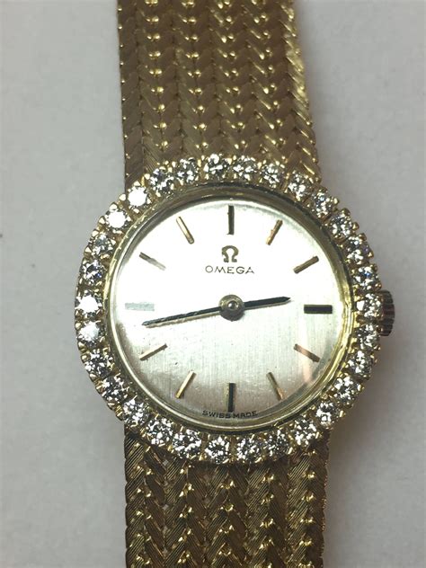 omega vintage watches 1940s|women's vintage omega diamond watches.